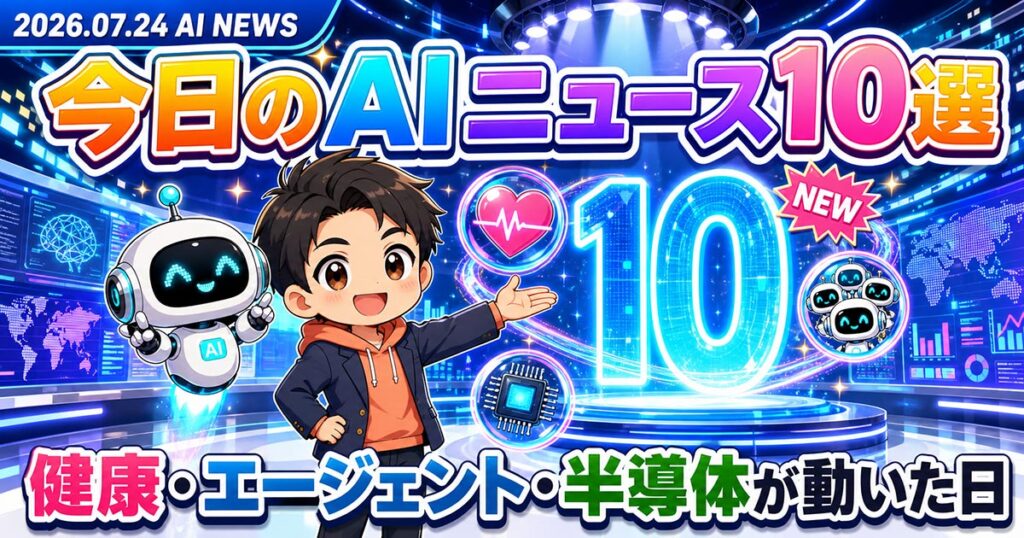 AIニュース10選【7/23】AMD新チップ・OpenAI侵入ほか