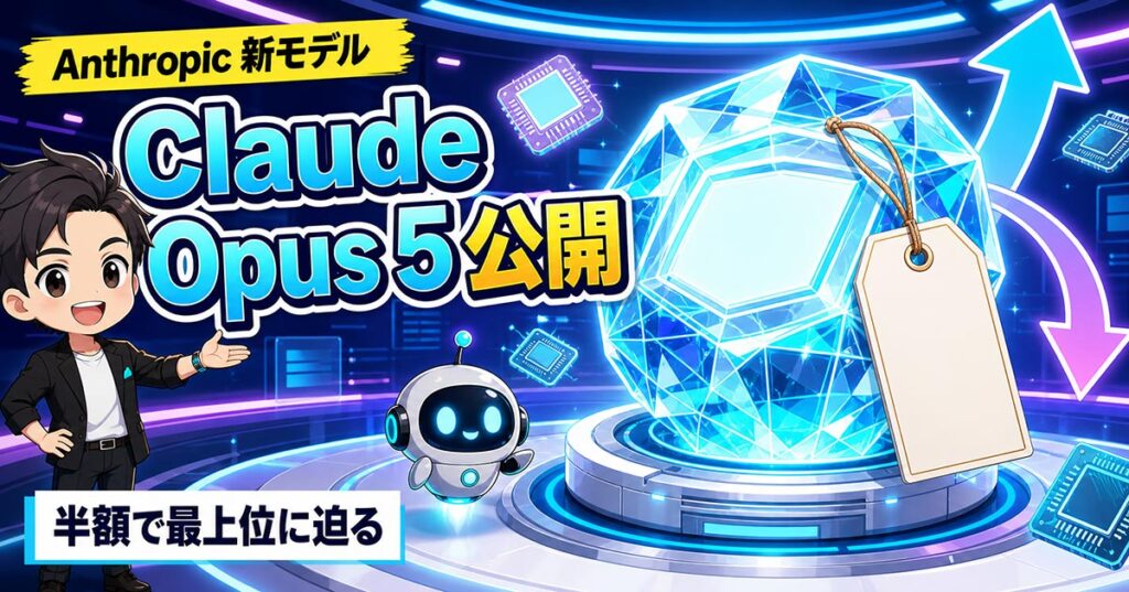 AIニュース6選【7/25】Claude Opus 5が最上位の半額ほか