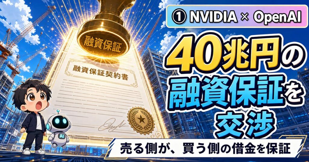 AIニュース6選【7/28】NVIDIAがOpenAIに40兆円保証ほか