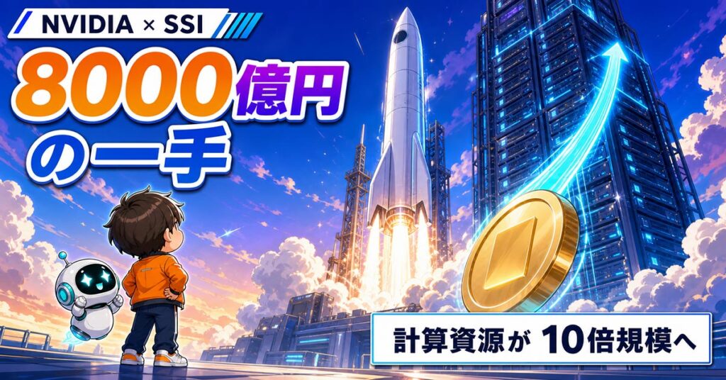 AIニュース8選【7/29】NVIDIAがSSIに8000億円出資ほか
