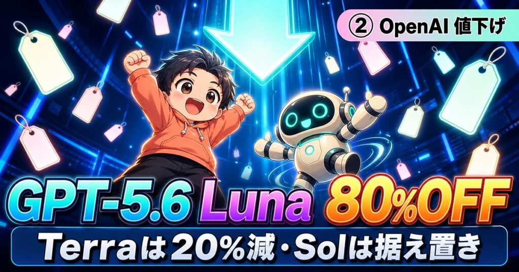 AIニュース10選【7/31】Claudeが評価中に実在企業へ侵入、GPT-5.6 Lunaが80%値下げほか