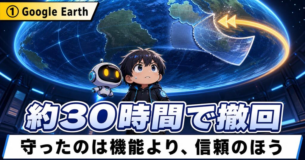 AIニュース10選【8/1】Google Earthが30時間で撤回、Suno敗訴ほか