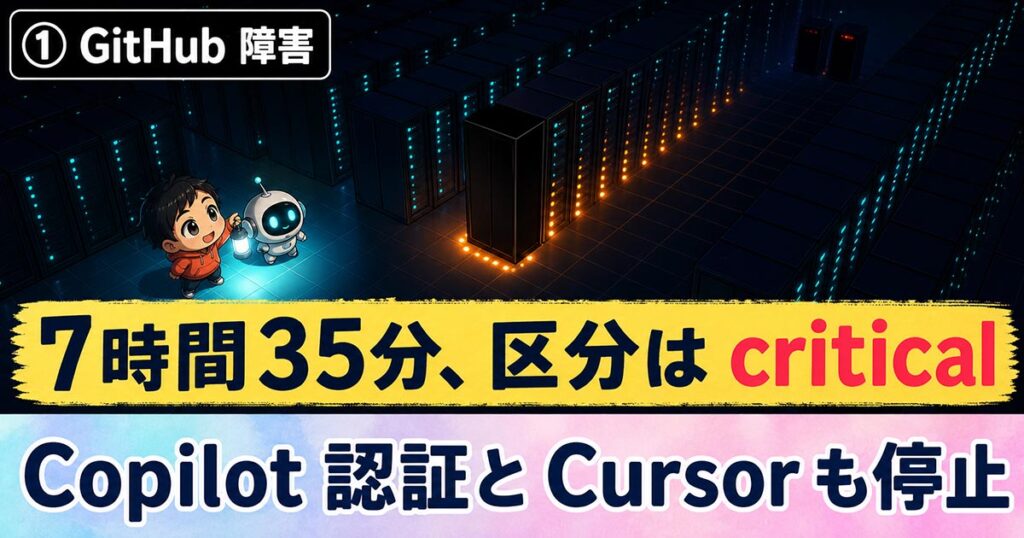 AIニュース10選【8/18】GitHubが7時間半停止、Copilot機能終了は今日ほか