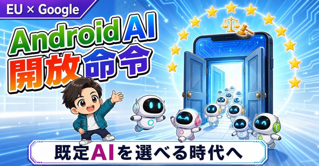 AIニュースまとめ5選【7/21】EUのGoogle開放命令ほか