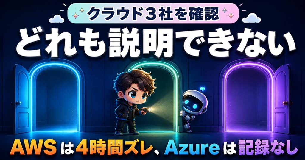 ChatGPTとClaudeとGrokが同時に落ちた。3社とも原因を書いていない