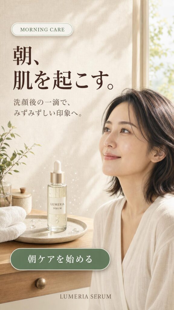 美容広告バナー画像(9:16)プロンプト