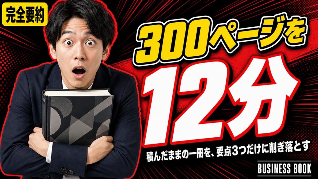 YouTubeサムネイル画像（書籍）プロンプト