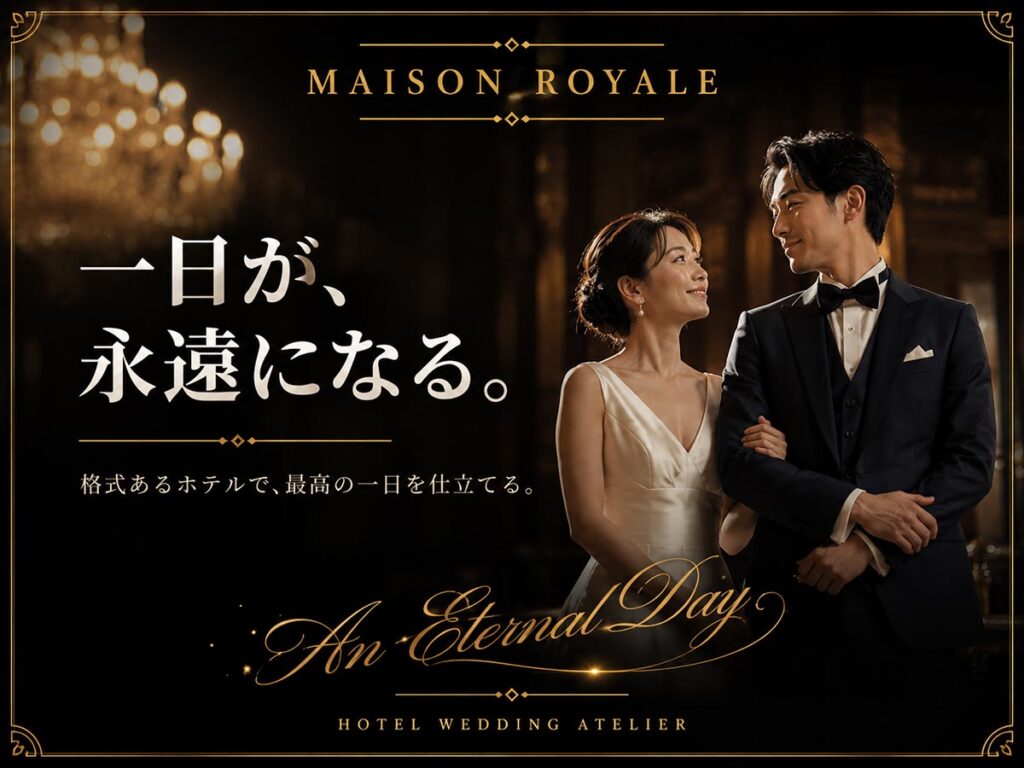 結婚式広告バナー画像(4:3)プロンプト