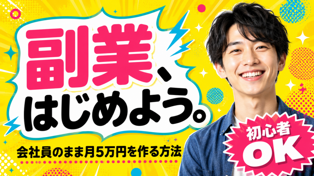 YouTubeサムネイル画像(ビジネス)プロンプト