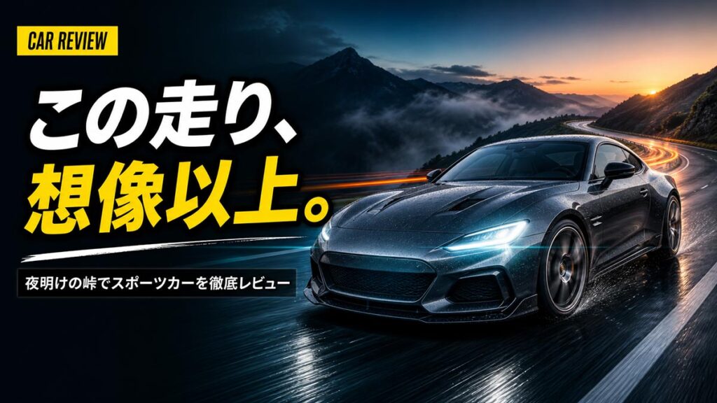 YouTubeサムネイル画像（車）プロンプト