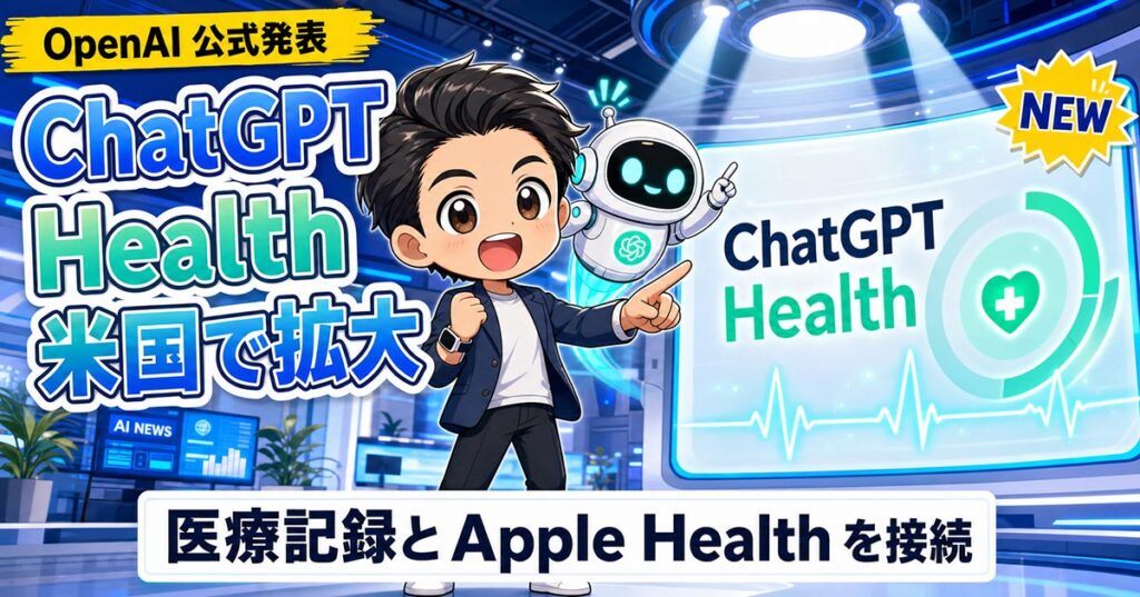 ChatGPT Healthが米国で提供拡大、医療記録連携の要点