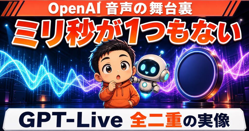ChatGPTの音声が自然になった理由。ミリ秒は1つも書かれていない