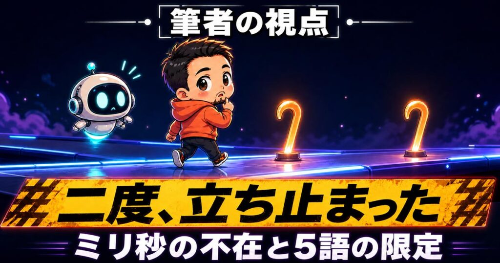ChatGPTの音声が自然になった理由。ミリ秒は1つも書かれていない