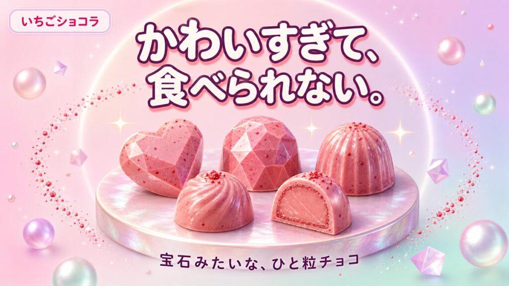 YouTubeサムネイル画像（チョコレート）プロンプト