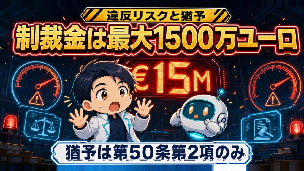 EU AI法第50条が8月2日適用開始、AI透明性の4義務を解説