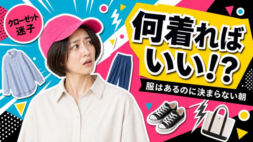 YouTubeサムネイル画像(ファッション)プロンプト