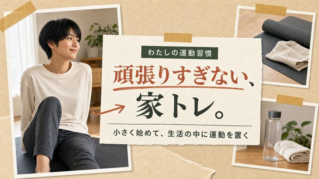 YouTubeサムネイル画像(フィットネス)プロンプト