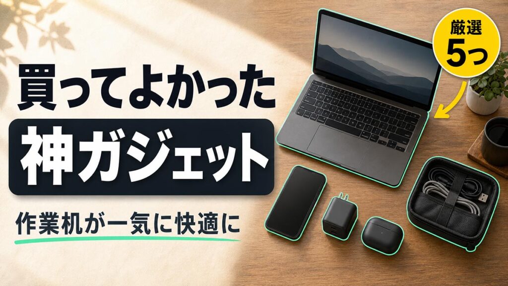 YouTubeサムネイル画像（ガジェット）プロンプト