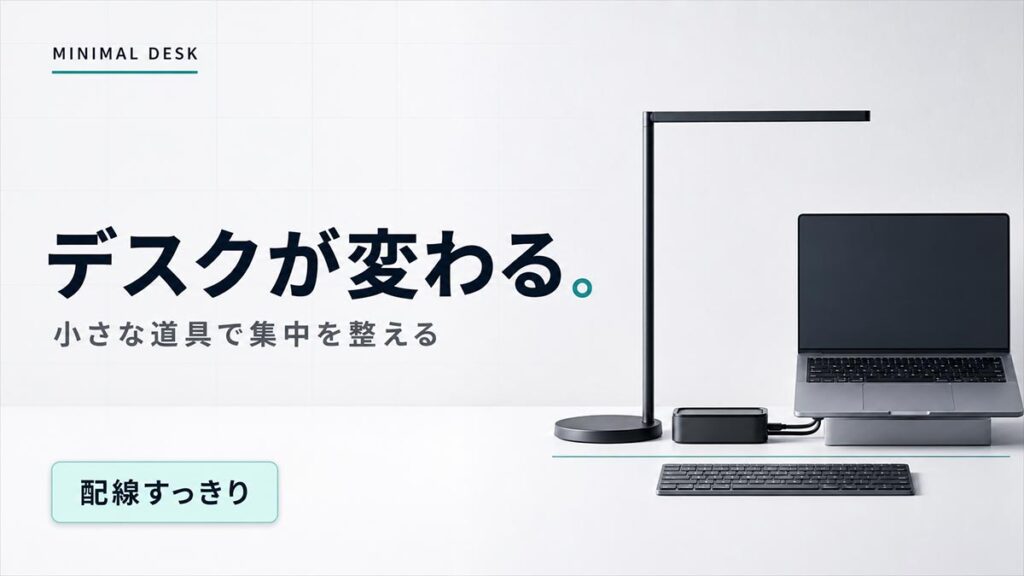 YouTubeサムネイル画像（ガジェット）プロンプト