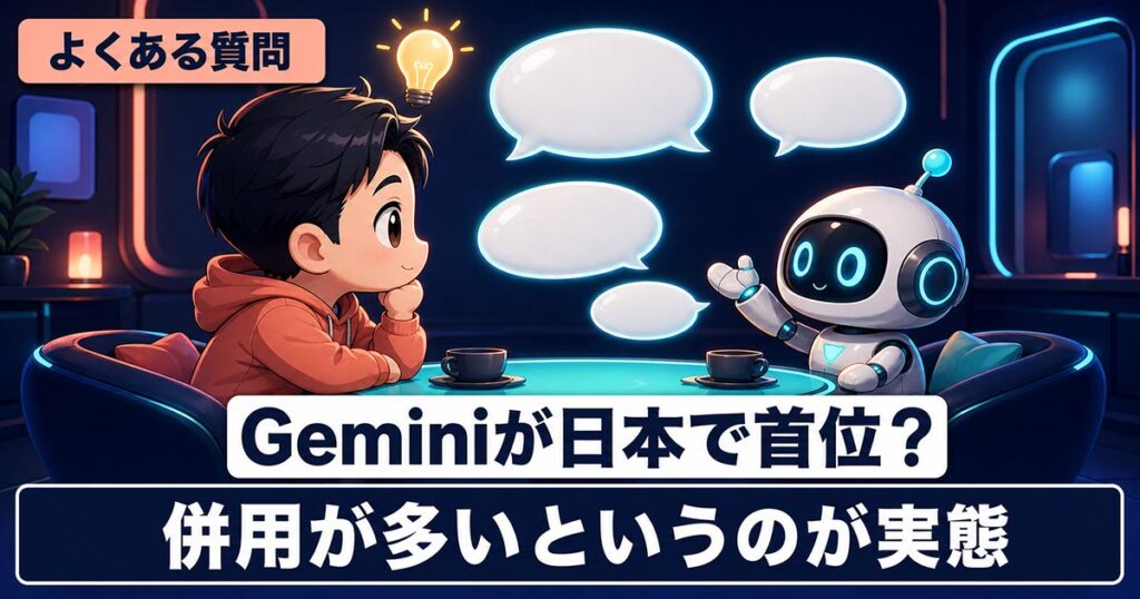 Geminiが8割でChatGPTを抜いた調査。前回は半年前ではなかった