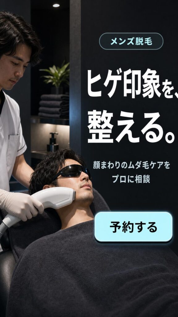 脱毛広告バナー画像（9:16）プロンプト