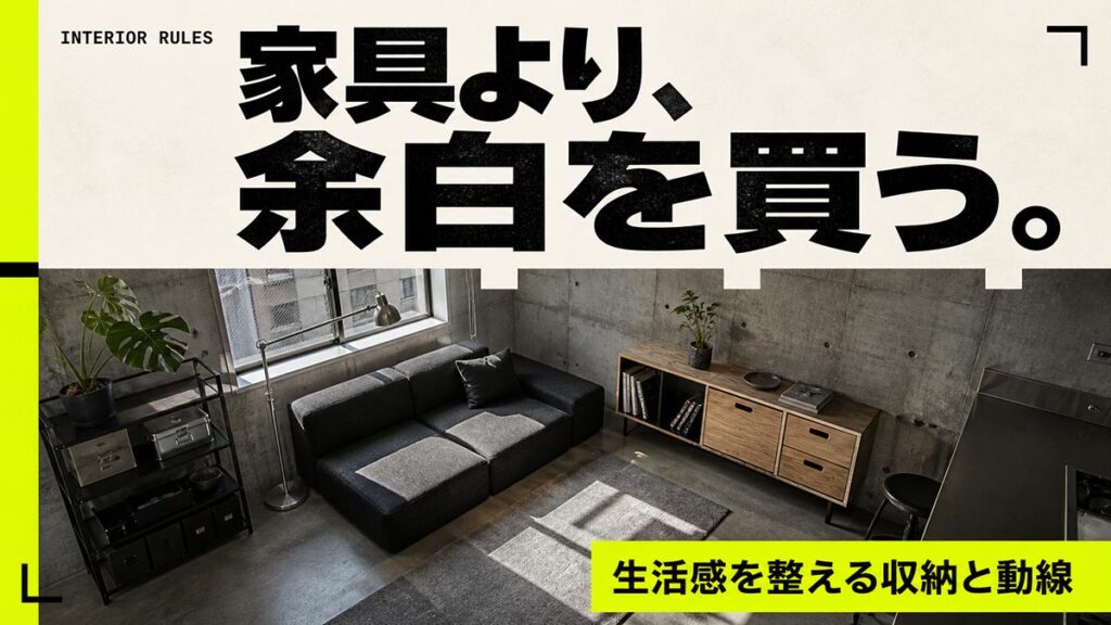 YouTubeサムネイル画像（インテリア）プロンプト
