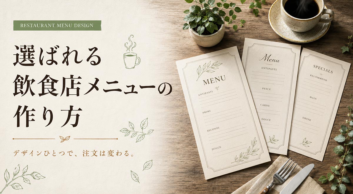 飲食店メニュー画像(A4)プロンプト集