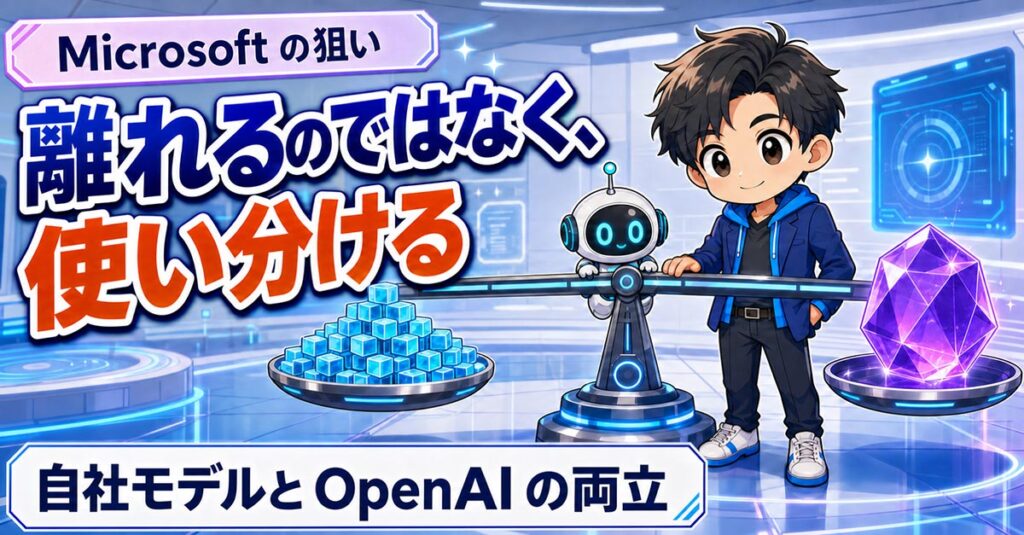 MicrosoftがOpenAI離れを進める理由。契約は4月に変わっていた
