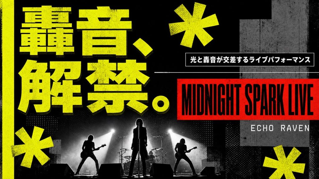 YouTubeサムネイル画像(音楽LIVE)プロンプト