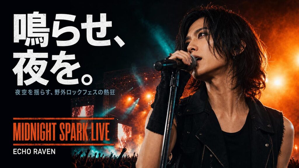 YouTubeサムネイル画像(音楽LIVE)プロンプト