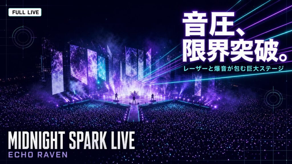 YouTubeサムネイル画像(音楽LIVE)プロンプト
