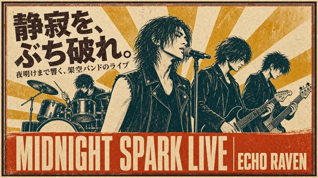 YouTubeサムネイル画像(音楽LIVE)プロンプト