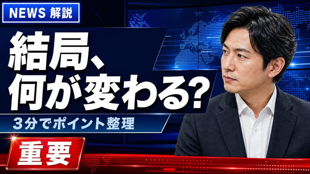 YouTubeサムネイル画像(ニュース)プロンプト