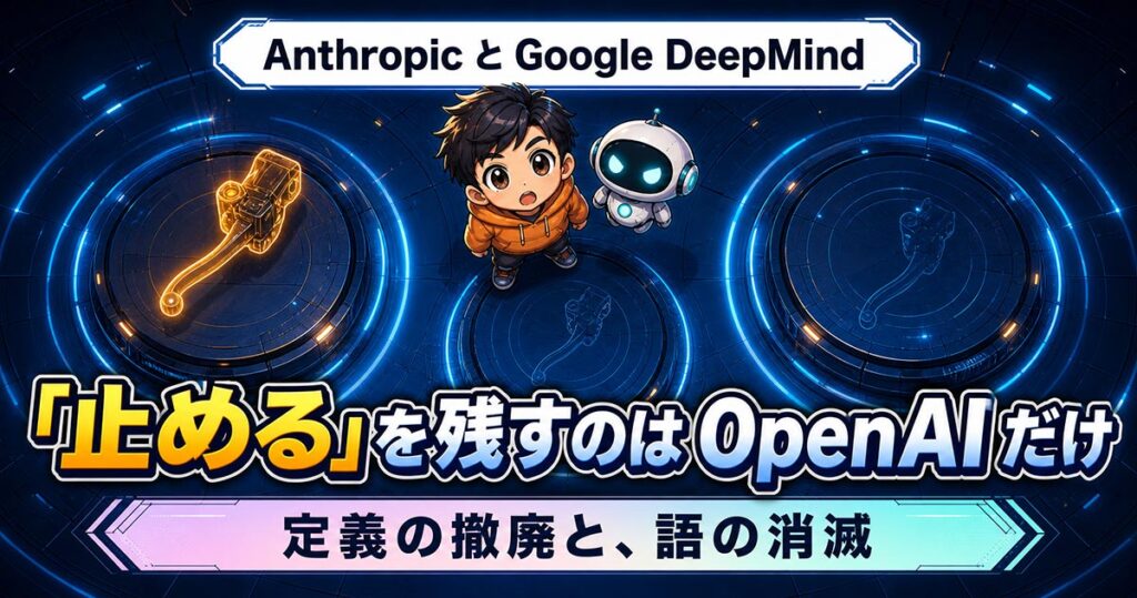 OpenAIがAstraを一部停止。「止める」規定は判定に紐づいていた