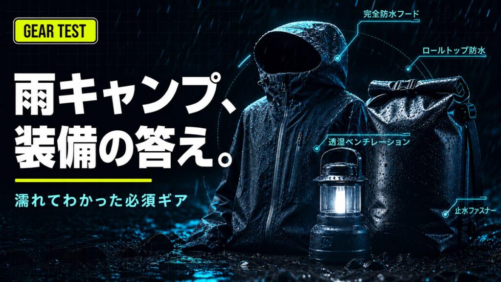 YouTubeサムネイル画像（アウトドア）プロンプト