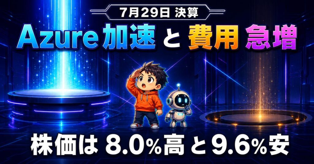 AI設備投資116兆円の分岐点。MicrosoftとMetaの決算はなぜ真逆に評価されたのか