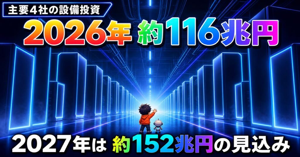 AI設備投資116兆円の分岐点。MicrosoftとMetaの決算はなぜ真逆に評価されたのか