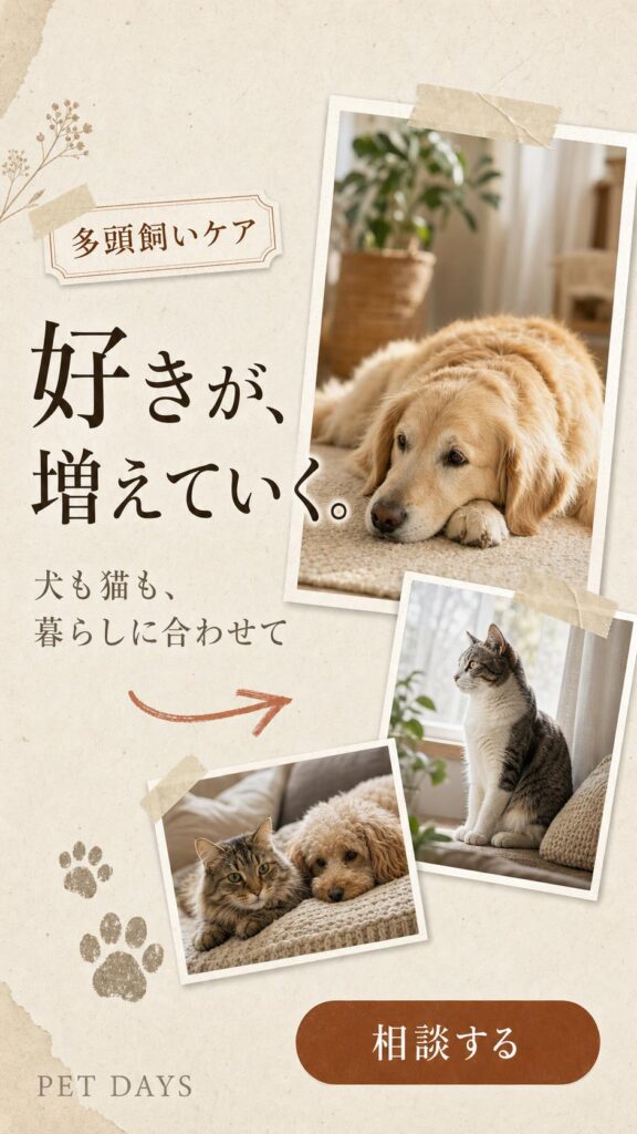 ペット広告バナー画像(9:16)プロンプト
