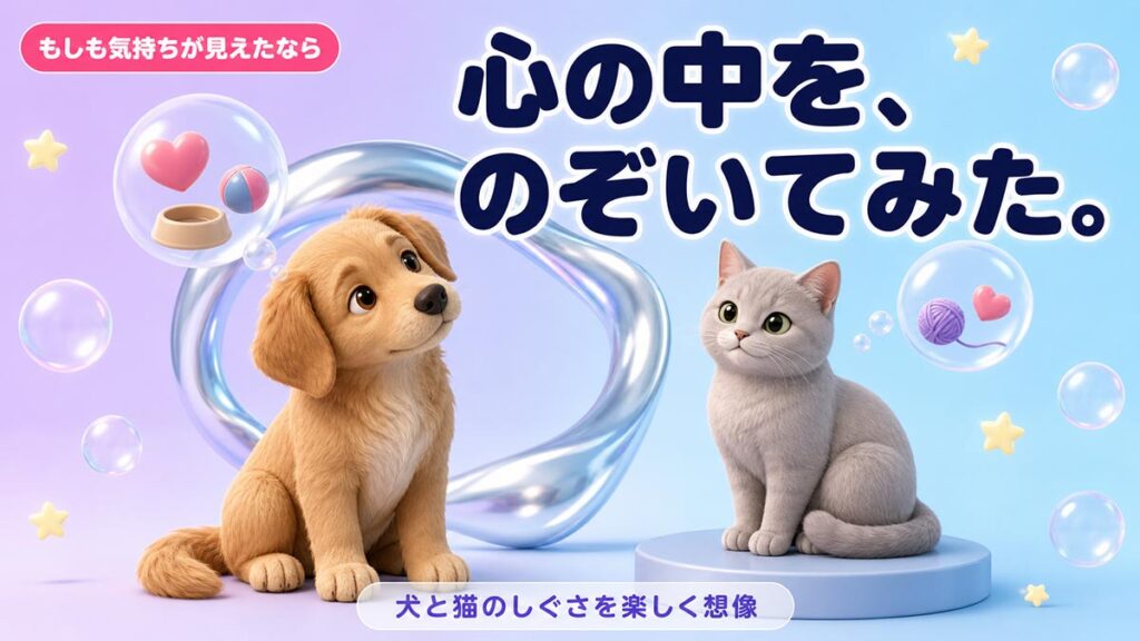 YouTubeサムネイル画像(ペット)プロンプト