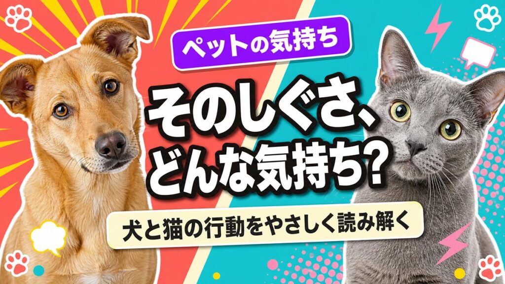 YouTubeサムネイル画像(ペット)プロンプト