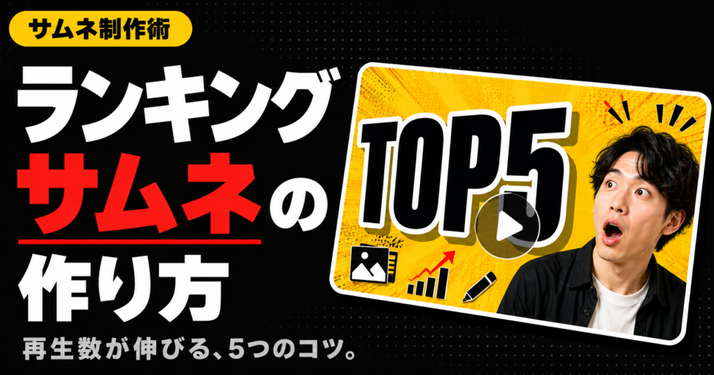 YouTubeサムネイル画像（ランキング）プロンプト集