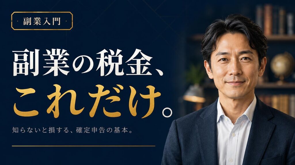ブログサムネイル画像（副業）プロンプト