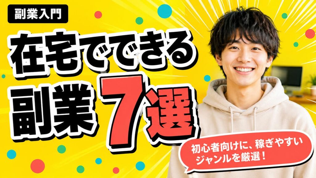 ブログサムネイル画像（副業）プロンプト