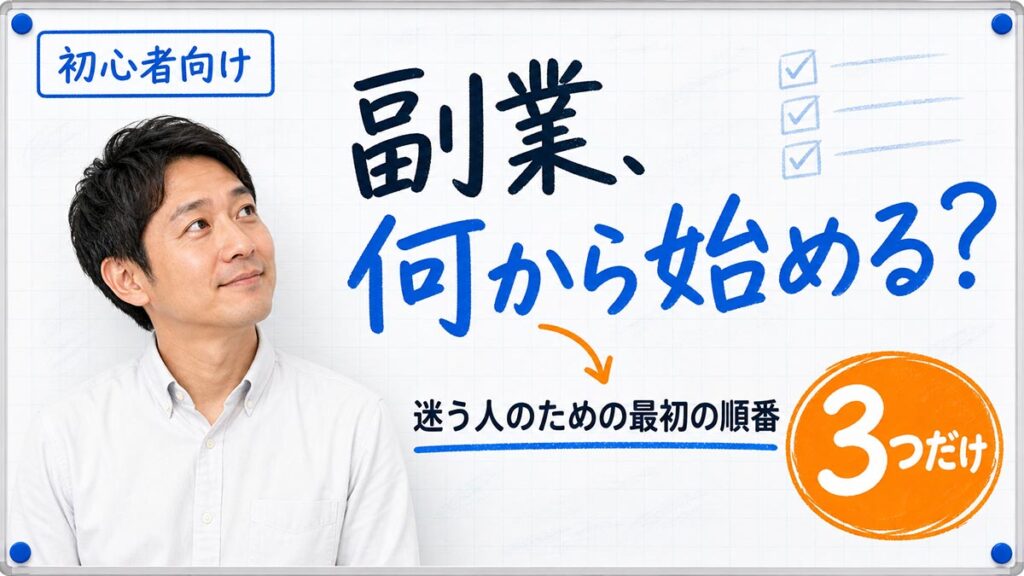 YouTubeサムネイル画像(副業)プロンプト