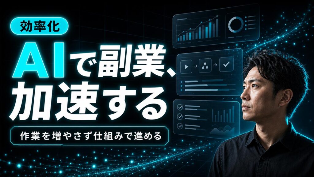 YouTubeサムネイル画像(副業)プロンプト