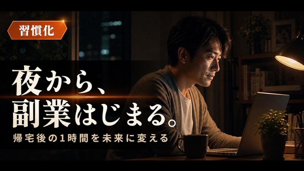 YouTubeサムネイル画像(副業)プロンプト