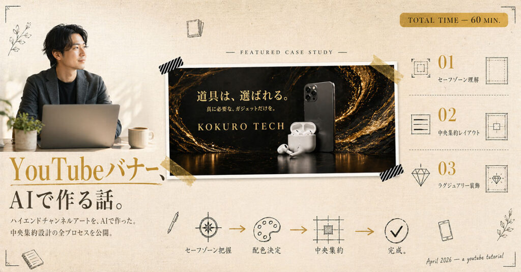 YouTubeバナー画像プロンプト集